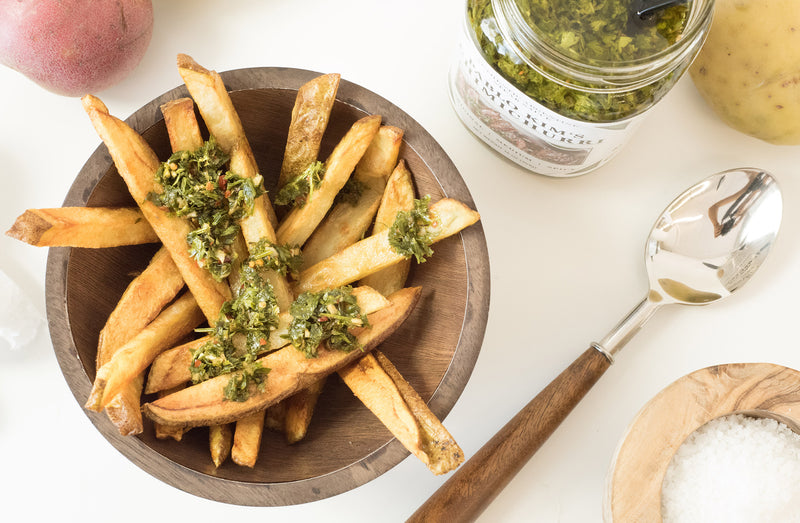 Chimichurri with fries